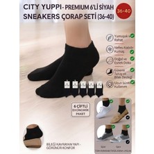 Erka Premium 6'lı Erkek Sneaker Çorap Seti - Yüksek Kalite Günlük Kullanım