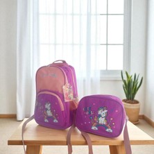 Meks Relaxion 1330 Sırt Çantası, Unicorn Desen, Mor, Kız Çocuk
