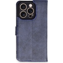 Renas Store Iphone 16 Pro Kılıf Trend S Plus Kapaklı Kılıf - Lacivert