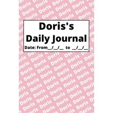 Meks Independently Published Personalized Daily Journal - Doris: Pink Cover