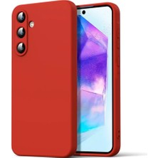 Renas Store Samsung Galaxy A16 5g Kılıf Nano Içi Kadife Silikon - Kırmızı