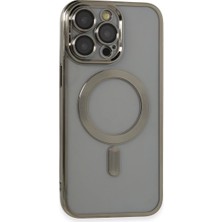 Renas Store Iphone 14 Pro Max Kılıf Kross Magneticsafe Kapak - Titan Gri