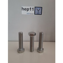 Belirtilmemiş M14*60 Inox Akb Civata 3 Lü