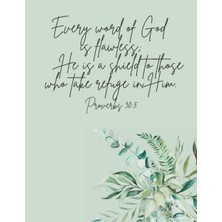 Meks Bible Study - Study Scripture - Cover Proverbs: A Journal - 150 Pages Size 8.5X11