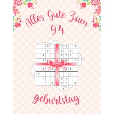 Meks Alles Gute Zum 94. Geburtstag: Geburtstagsgeschenk Für Frauen 94 Jahre, Sudoku Buch Geschenk Für Fr