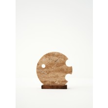 Bella Maison Ephesus Traverten Fish Dekoratif Obje Naturel (20X13X6 Cm)