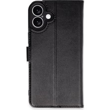 Renas Store Iphone 16 Plus Kılıf Trend S Plus Kapaklı Kılıf - Siyah