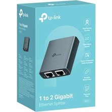 EH210 Gigabit Ethernet Splitter 1 To 2, Lan Çoğaltıcı 1000 Mbps, Usb-C Güçlü, Dual Port Ethernet Bölücü, Tak Çalıştır Network Splitter