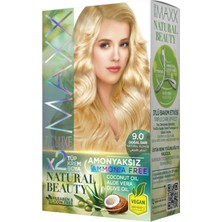 Natural Beauty Amonyaksız Set SAÇD1:D619 Boyası 9.0 Doğal Sarı