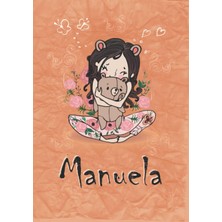Meks Manuela: Taccuino A5 | Nome Personalizzato Manuela | Regalo Di Compleanno Per Moglie Mamma Sorella