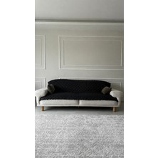 Hisar Home Bohem Çizgili Püsküllü Poponlu Çekyat Kanepe Çekyat Koltuk Örtüsü 190X220