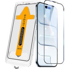 Vipfoni  iPhone 17 Zore 2.5d Oliv Hd Temperli Cam Ekran Koruyucu + Kolay Uygulama Aparatı