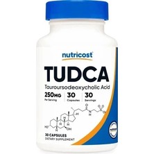 Nutricost Tudca Tauroursodeoxycholic Bıle Acid 250 Mg 30 Caps