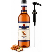 Simonelli Toffee Nut Aromalı Kahve Şurubu 700 ml - İçecek ve Kokteyl Şurubu (Pompa Dahil)