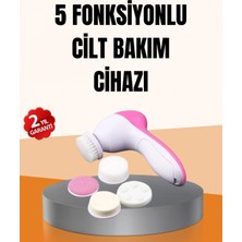 Marsilyan Derin Temizleme ve Masaj Için 5 Başlıklı Yüz Cilt Bakım Aleti