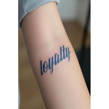 Meks Loyalty Yarı Kalıcı Geçici Dövme 1 Ay Kalıcı Yapıştırma Dövme 5x5 cm