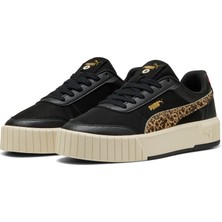 Puma Kadın / Kız Siyah Puma Carina Mia Animal Flair Siyah Kadın Spor Ayakkabı & Sneaker