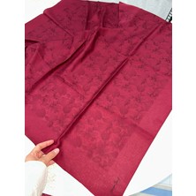 Harem Scarf Gold Derin Eşarp Bordo