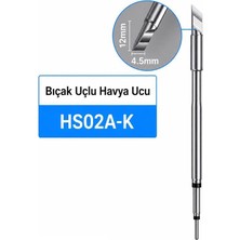 Fnirsi Fnırsı HS02A-K Bıçak Uçlu Havya Ucu (F245 Uyumlu, HS-02A Için)