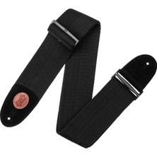 Hype Store Leathers Mssc4-Blk Pamuk Bass Gitar Askısı, Siyah