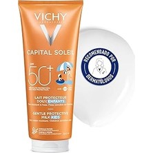 Uravas Store Vichy Capital Soleil Gentle Protective Milk Çocuklar Için Yüksek Korumalı Yüz ve Vücut Sütü Spf 50 (300 Ml)