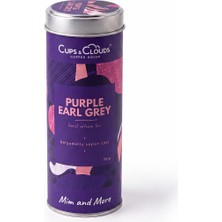 Cups & Clouds Bergamotlu Seylan Çayı Purple Earl Grey Tea Box – Mim & More, 50 G