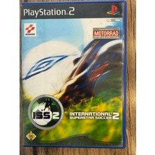 EA Ps2 Iss 2 International Superstar Soccer Orjinal Oyun 10/7,5 Disk Kondüsyonu Kitapçık Yok