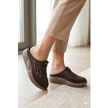 Demirsa Boutique Kadın Kahverengi Sneaker Günlük Terlik