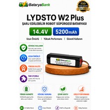 Bataryabank Lydsto W2 Plus Uyumlu Robot Süpürge Bataryası 14.4V 5200MAH Li-Ion Şarj Edilebilir Pil