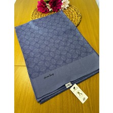 Harem Scarf Gold Sahra Şal Koyu Indigo