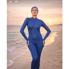 Motiv Uzun Kollu Boneli Yüzücü Mayo Tulum