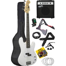 Hype Store CBG-460WH 46 Inç 4/4 Yetişkin Amfili Bas Gitar Seti White