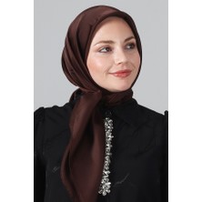 Harem Scarf Como Saten Eşarp V-61