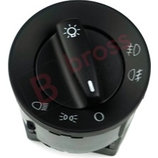 Bross Otomotiv Vw Amarok Bora Golf 4 Passat B5 Polo 3 Sharan Galaxy Alhambra 1 1C0941531A Için Far Açma Anahtarı