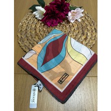 Siyane Scarf Naturel Desen Eşarp 04