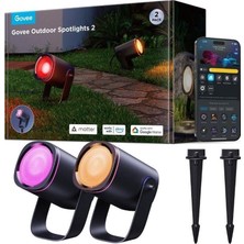 Dora Shopping Rgbıcww Dış Mekan Spot Aydınlatma - 2'li Paket