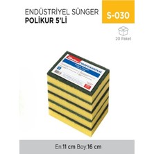 İnci Çelik Aksesuar Endüstriyel Sünger Polikur 5li (679)