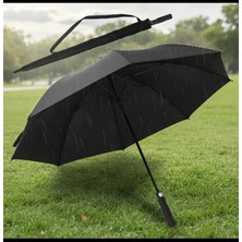 İldeşli Tek Katlı Karbon Fiber Golf Şemsiyesi Yağmur ve Güneş Için Tasarlanmış