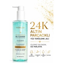 24K Altın Parçacıklı Yüz Temizleme Jeli 200 ml | 4d Hyaluronic Acid, Niacinamide & Panthenol
