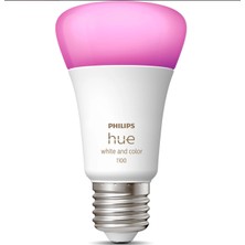 Philips Huewca 9-75W E27 1100 Lumen Renkli Akıllı LED Ampul A60 Duy Tipi E-27