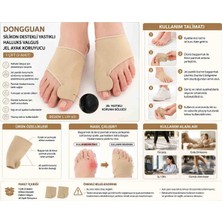 Dongguan Toy Dongguan Silikon Destekli / Yastıklı Halluks Valgus Izolasyon Jel Ayak Koruyucu – Ayak Parmak Ayırıcı | Yumuşak Bunion Düzeltici | Parmak Hizalama ve Günlük Konfor Desteği 1 Çift