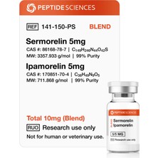 Peptide Sciences Sermorelin, Ipamorelin 10MG (Blend)
