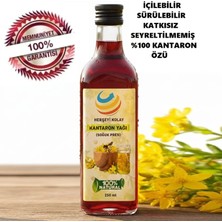 Hk Hakiki Saf Sarı Kantaron Yağı 250ML Içilebilir Sürülebilir Hakikı Kırmızı Kantoron Yağı