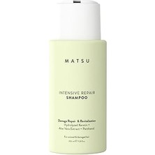 Uravas Store Matsu Professional Intensive Repair, Yıpranmış Saçlar Için Onarıcı Bakım Şampuanı, 350 ml