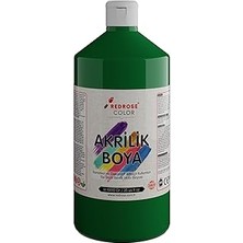 Uravas Store Red Rose Yeşil Akrilik Boya 1000 gr