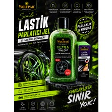 Wolfpar Simli Lastik Parlatıcı Jel ve Lastik Süngeri (Yeşil)