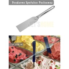 Jet's Home Dondurma Spatulası Paslanmaz Çelik Spatula Dondurma Kazıyıcı No: 2 24,8x8 cm