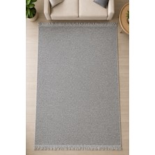 Lorvian Noletti Düz Desen Makinede Yıkanabilir Pamuklu Kilim Pratik ve Günlük Kullanıma Uygun