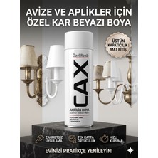CAXCOLORS Sprey Boya Avize Aplik Metal Ahşap Boyası 400ML - Yüksek Kapatıcı Hızlı Kuruyan Akrilik