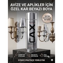 CAXCOLORS Sprey Boya Avize Aplik Metal Ahşap Boyası 400ML - Yüksek Kapatıcı Hızlı Kuruyan Akrilik